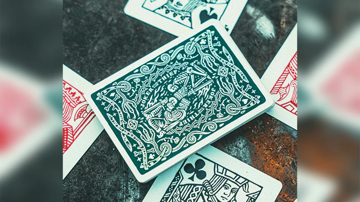 JT Crown (Green) Playing Cards by Joker and the Thief - Image 4