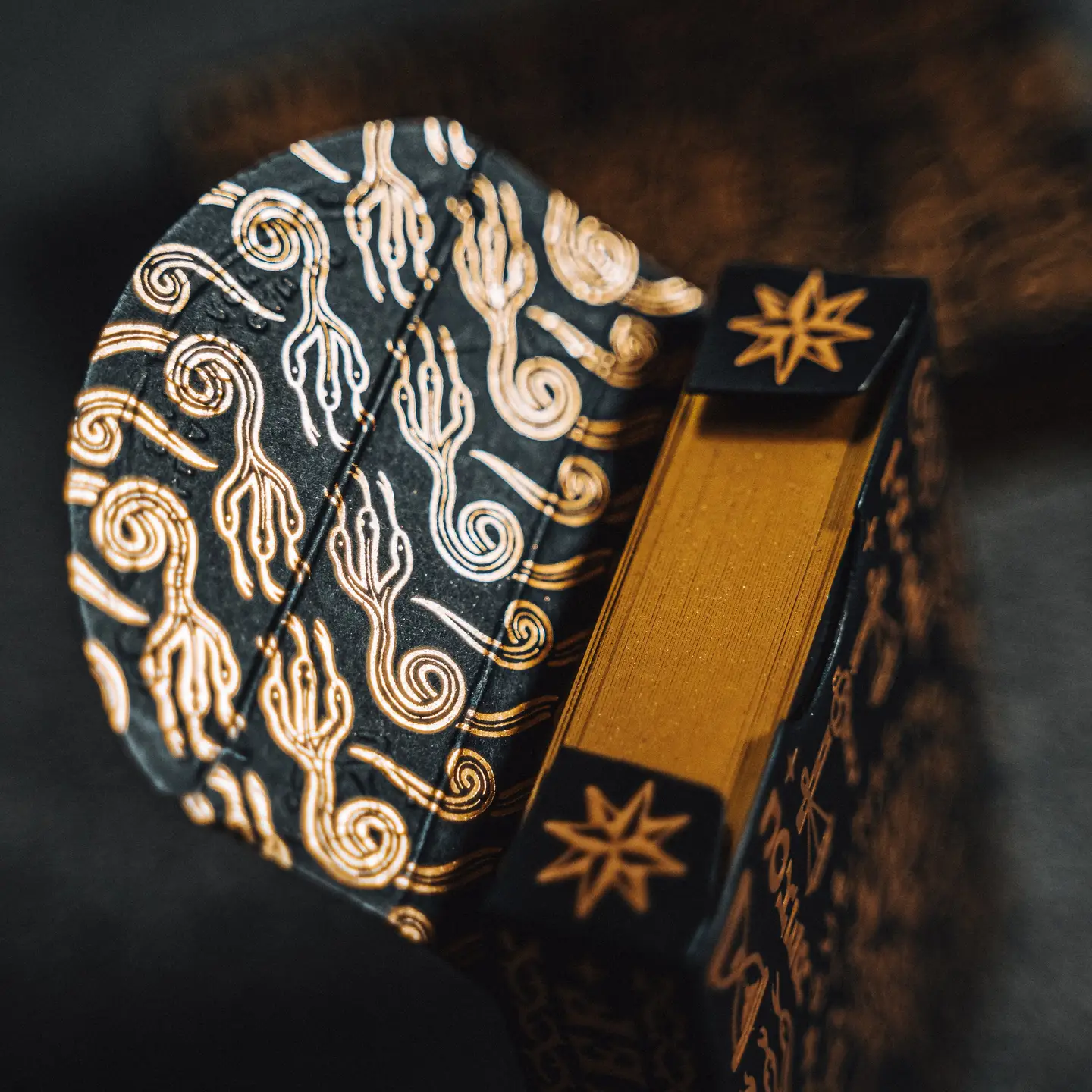 JT Crown Playing Cards - Black and Gold Foil Gilded Limited Edition - 1 of 500 - Image 4