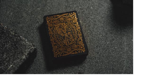 JT Crown Playing Cards - Black and Gold Foil Gilded Limited Edition - 1 of 500 - Image 5
