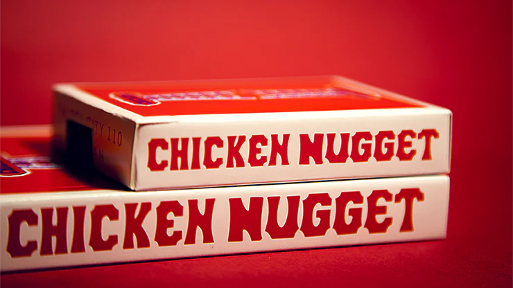 Jumbo Chicken Nugget Red Playing Cards HCPC - Image 5