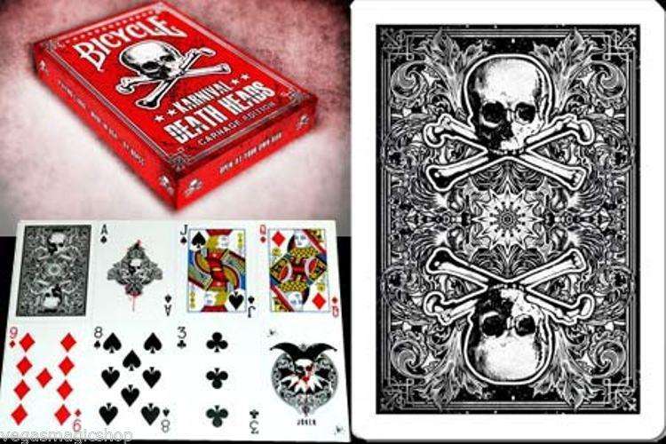 Karnival Death Heads Carnage Edition Bicycle Playing Cards Deck - Image 4