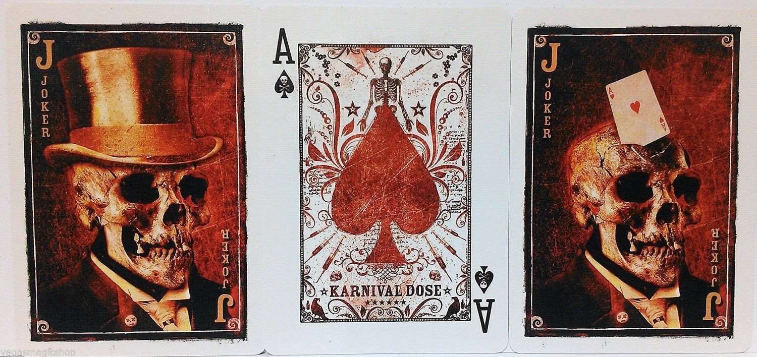 Karnival Dose Redux Red Bicycle Playing Cards Deck - Image 4