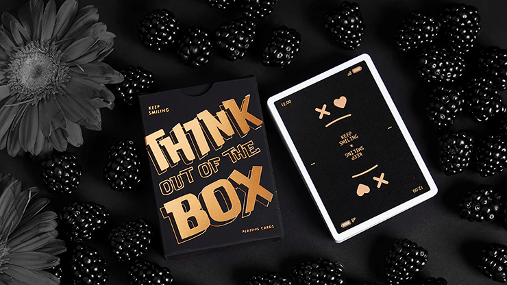 Keep Smiling Black v2 Playing Cards MPC - Image 4