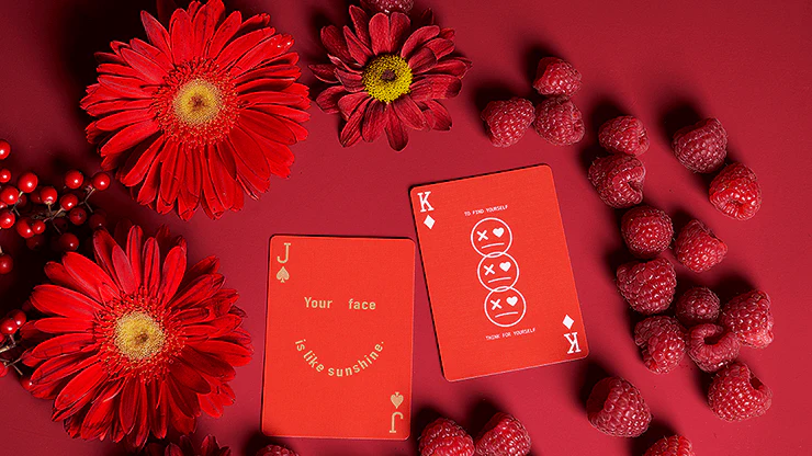 Keep Smiling Red v2 Playing Cards MPC - Image 4