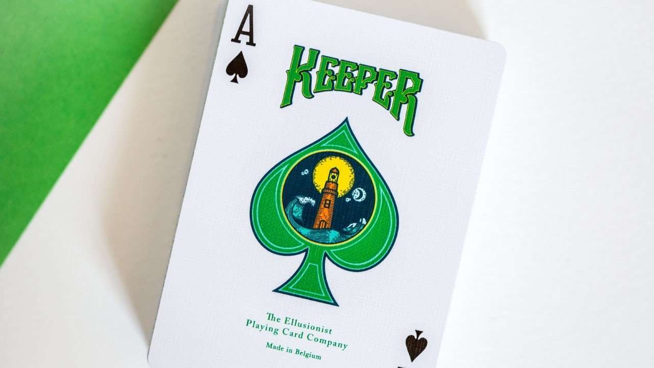 Keeper Sea Green Reloads (No Box) Playing Cards Cartamundi - Image 3