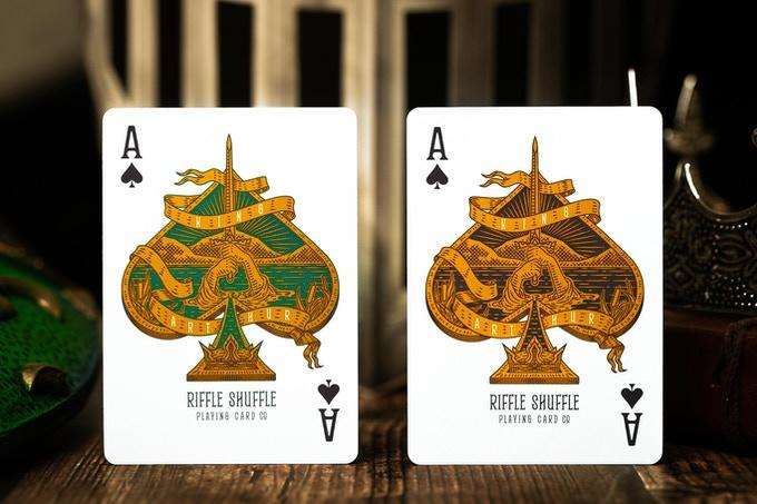 King Arthur Gilded Playing Cards 2 Deck Set - Image 3