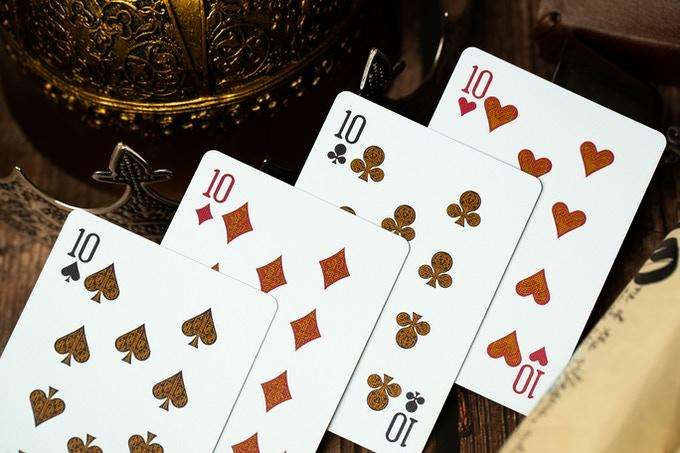 King Arthur Gilded Playing Cards 2 Deck Set - Image 7