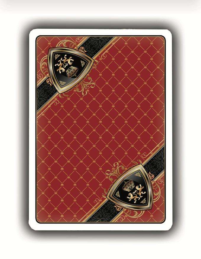 King of Kings Bicycle Playing Cards - Black & Red - Image 4