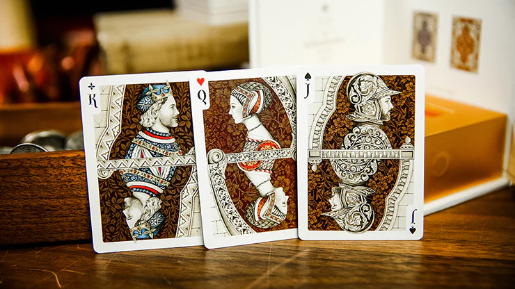 Kingdom Classic Gold Playing Card Collection 2 Deck Set USPCC - Image 4