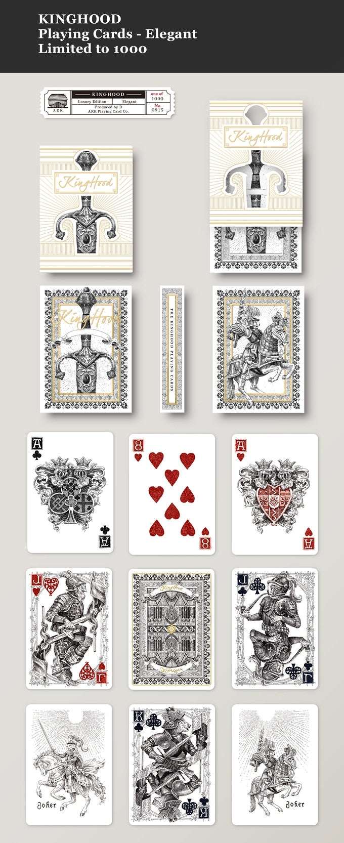 Kinghood Elegant Playing Cards USPCC - Image 8