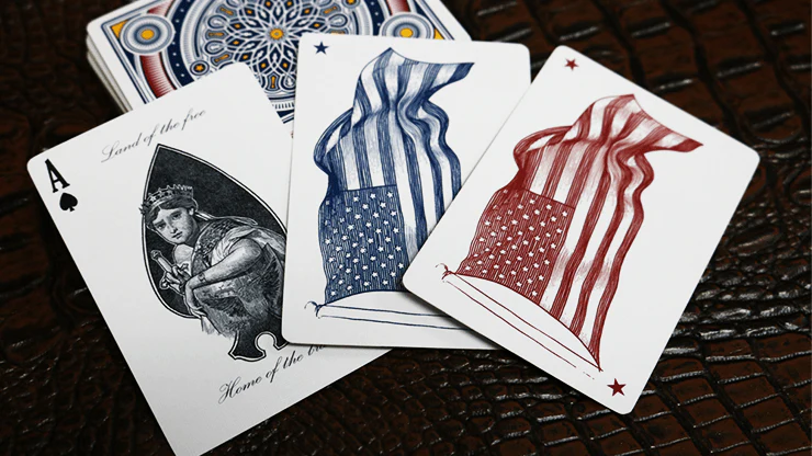 Kings Wild Americanas Gilded Playing Cards USPCC - Image 4