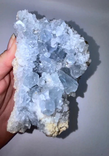 Large Blue Celestite Cluster - Image 5