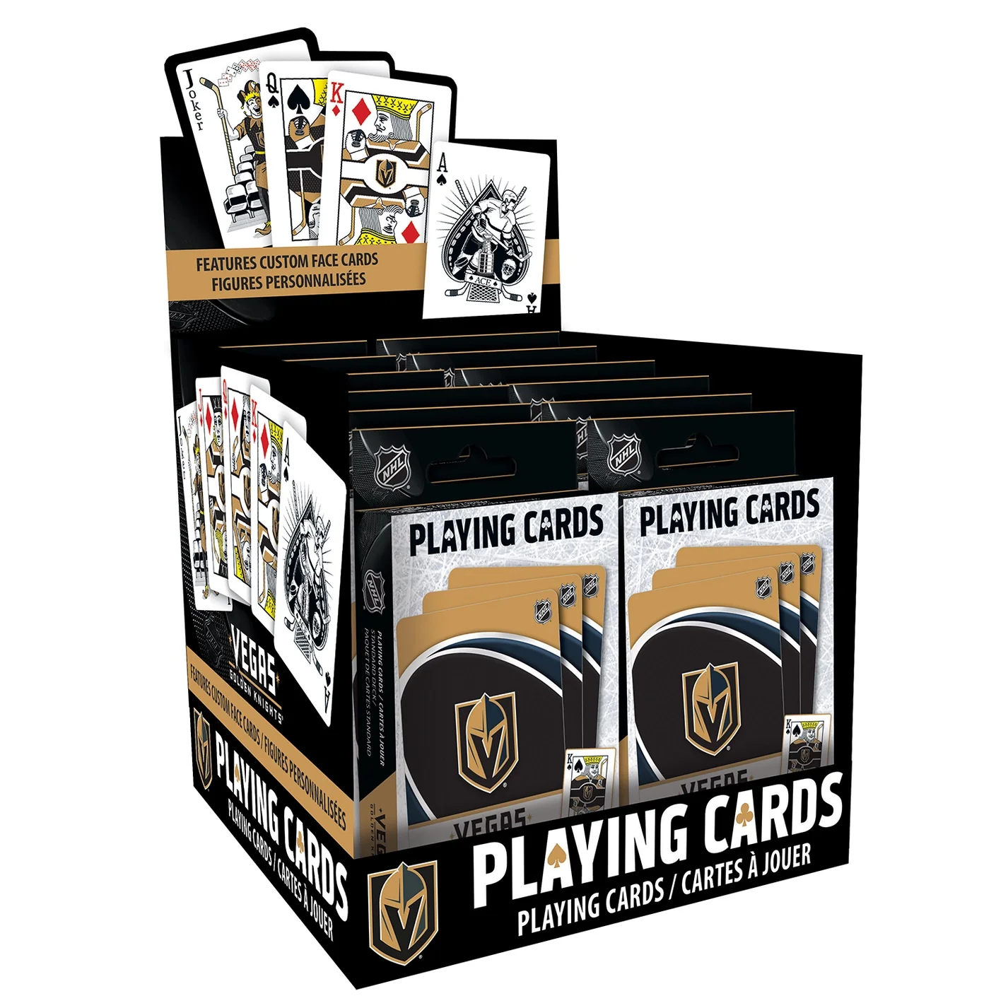 Las Vegas Golden Knights Playing Cards by Masterpieces - Image 4