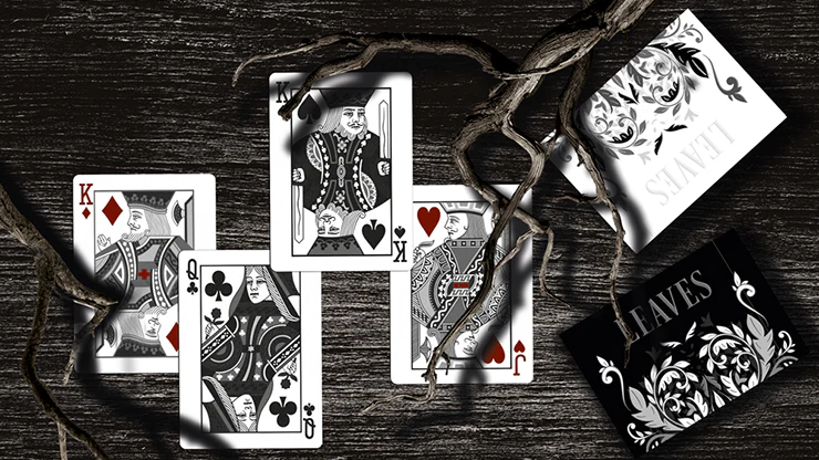 Leaves Black Playing Cards by DCHC - Image 5