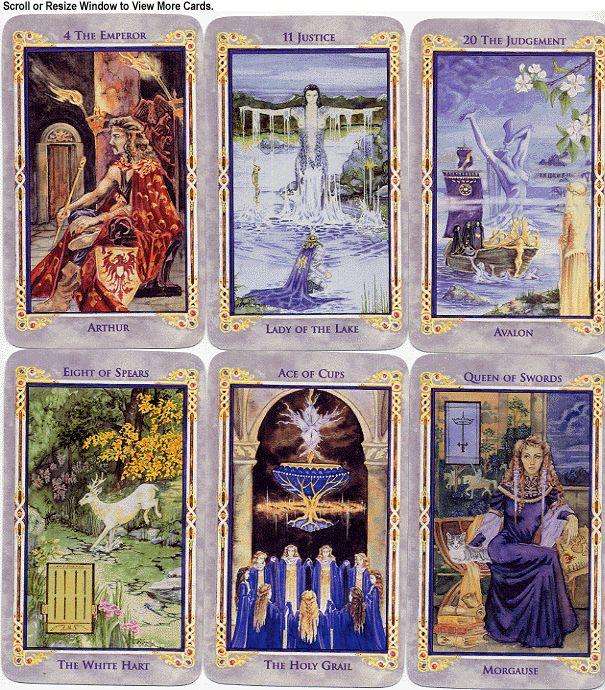 Legend: The Arthurian Tarot Kit - 78 Card Deck & 276 Page Book - Image 3