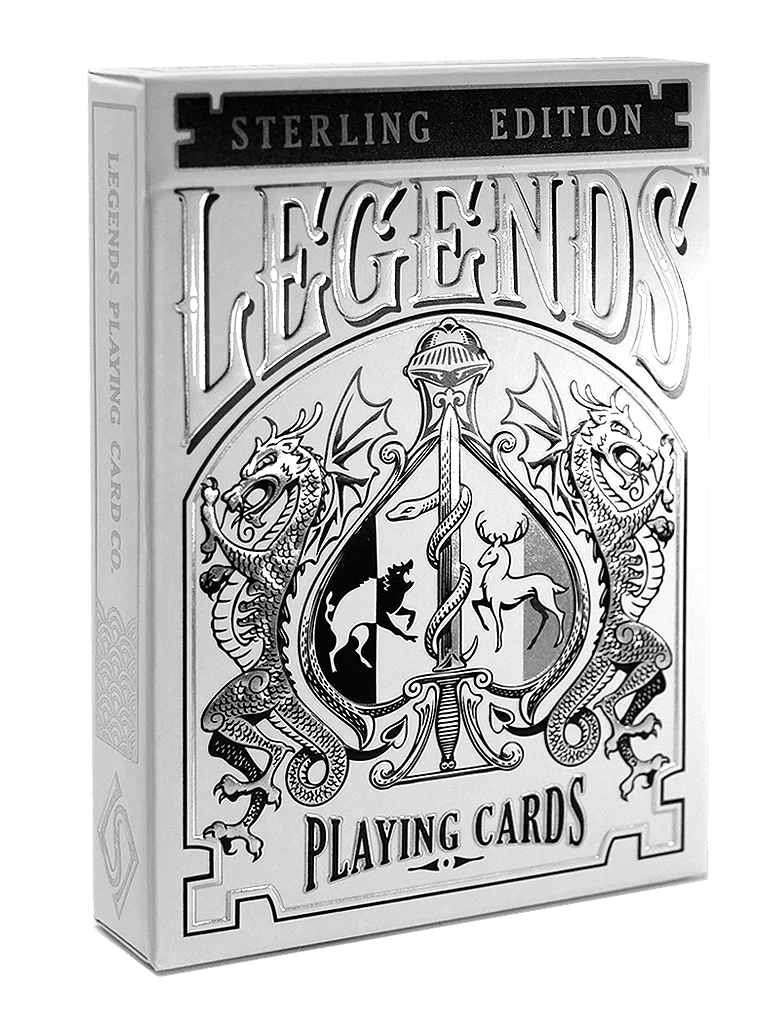 Legends Chromatic & Sterling Playing Cards 2 Deck Set LPCC - Image 10
