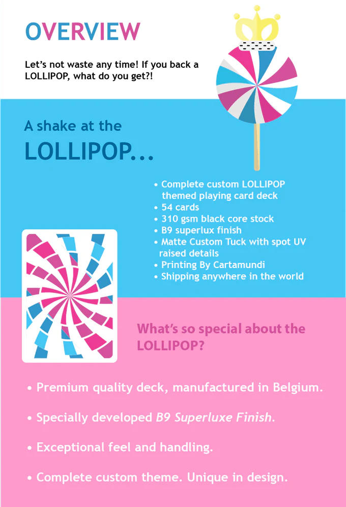 Lollipop Gilded Playing Cards Cartamundi - Image 7