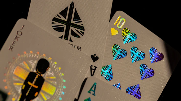 London Diffractor Metal Box Playing Cards 2 Deck Set - Image 4
