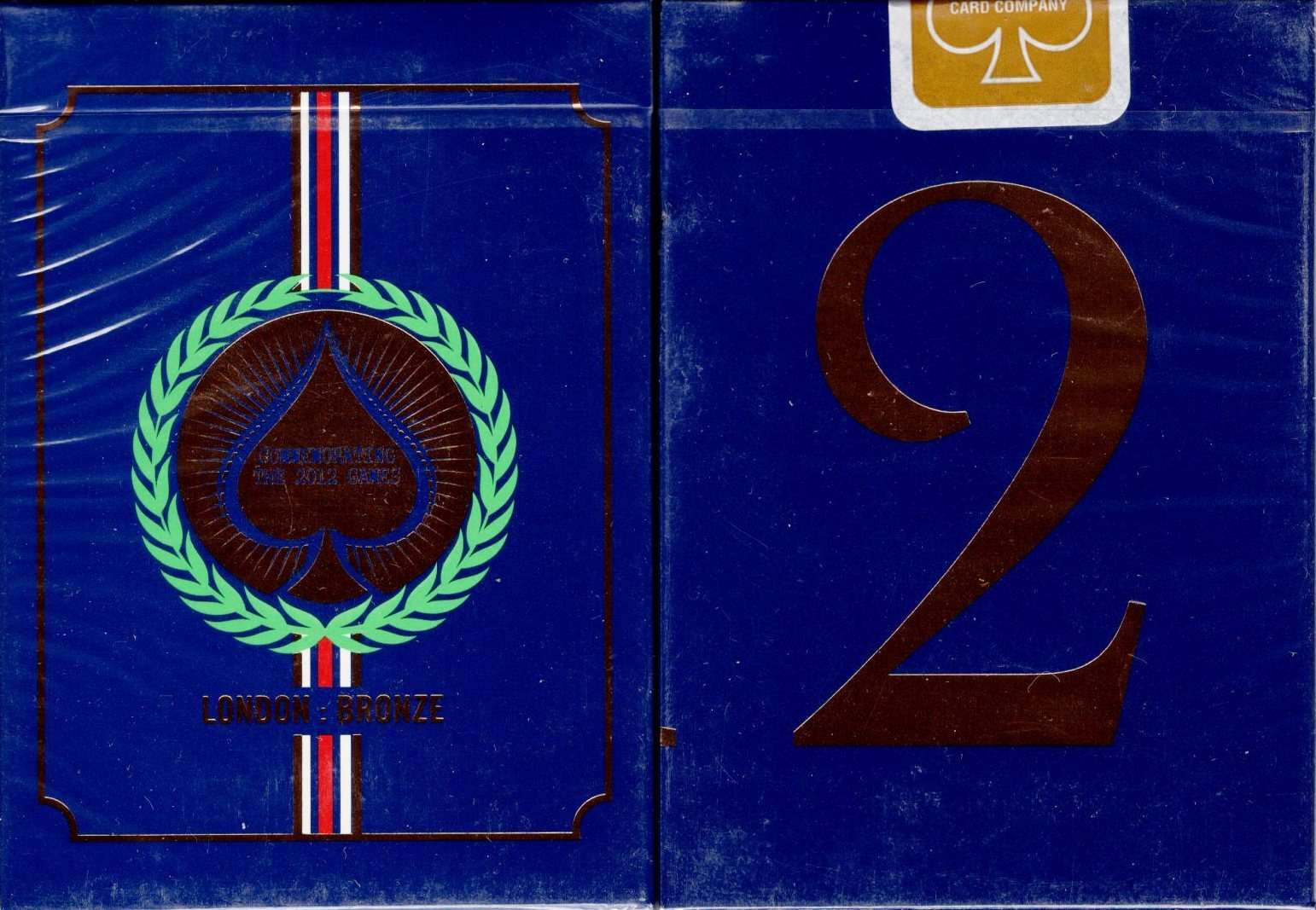London Games 2012 Bronze Playing Cards USPCC