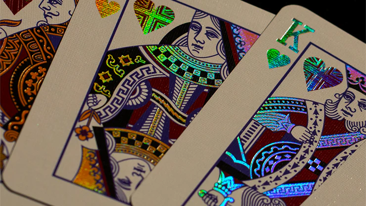 London Ice Blue Diffractor Playing Cards - Image 2