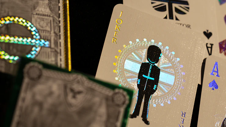 London Ice Blue Diffractor Playing Cards - Image 4