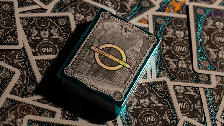 London Ice Blue Diffractor Playing Cards - Image 6