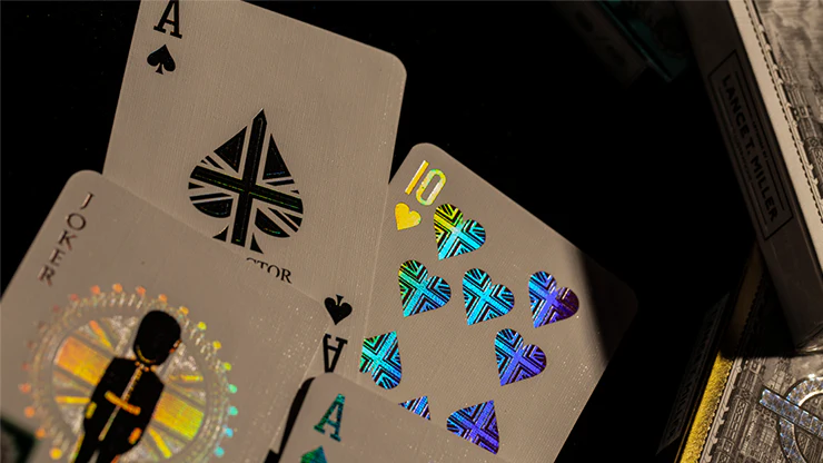 London Silver Diffractor Playing Cards - Image 2