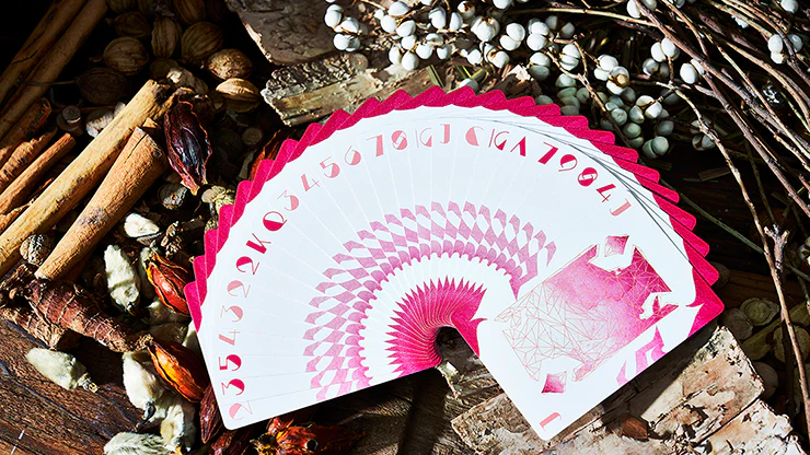Lonely Wolf Pink Playing Cards USPCC - Image 2