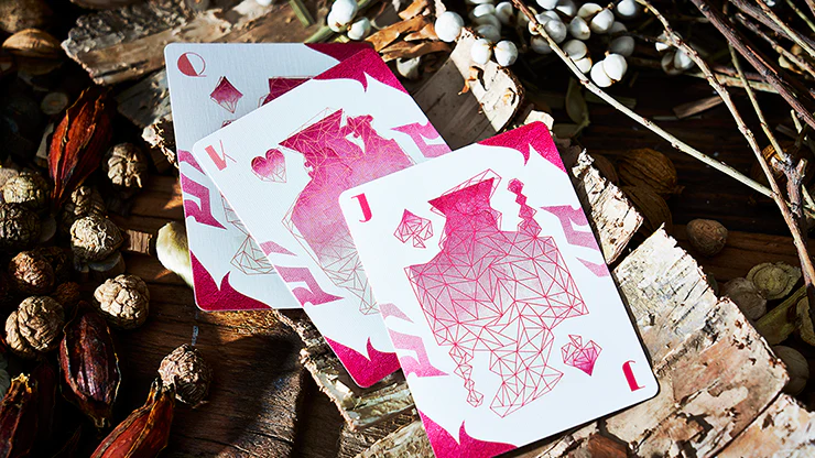 Lonely Wolf Pink Playing Cards USPCC - Image 3