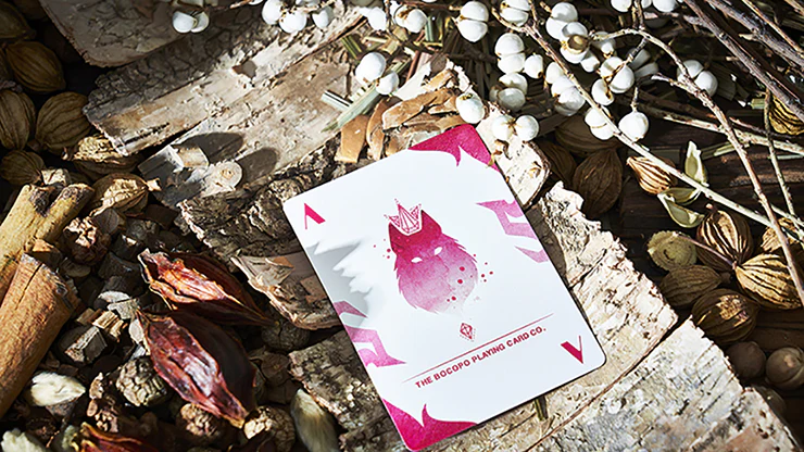 Lonely Wolf Pink Playing Cards USPCC - Image 4