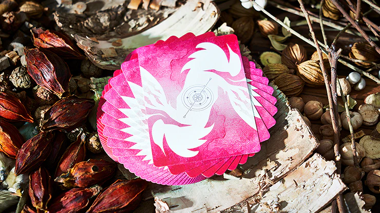 Lonely Wolf Pink Playing Cards USPCC - Image 6