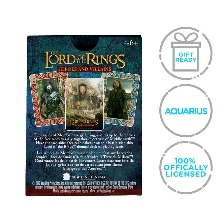 Lord of the Rings Heroes and Villains Playing Cards Aquarius - Image 2