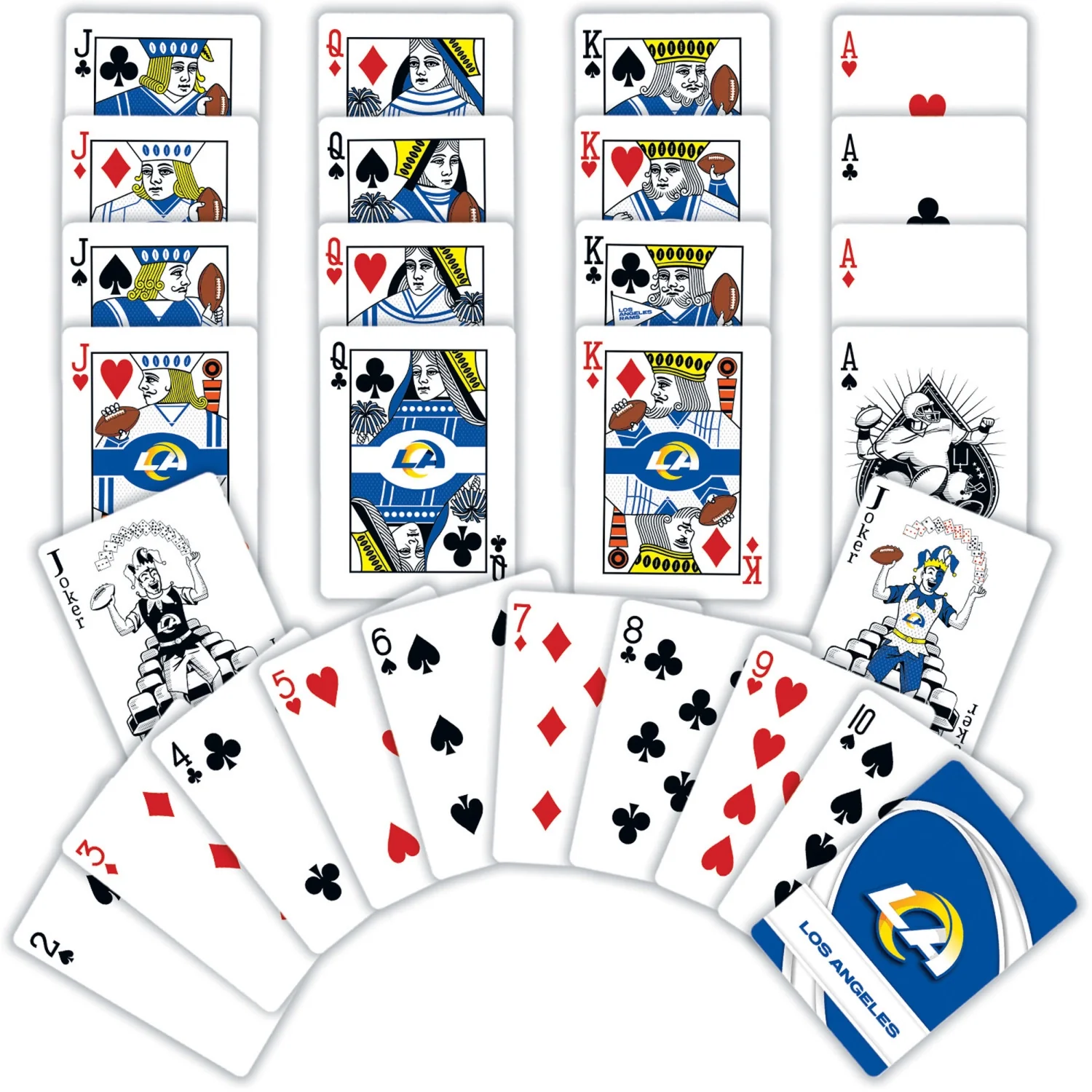 Los Angeles Rams Playing Cards - Awaken the Beast! - Image 3