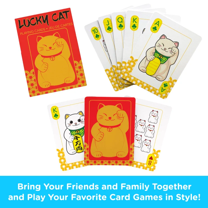 Lucky Cat Playing Cards by Aquarius - Image 2