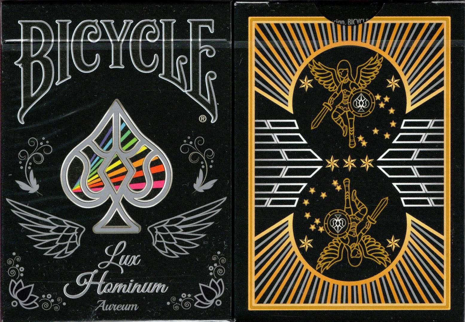 Lux Hominum Aureum Bicycle Playing Cards