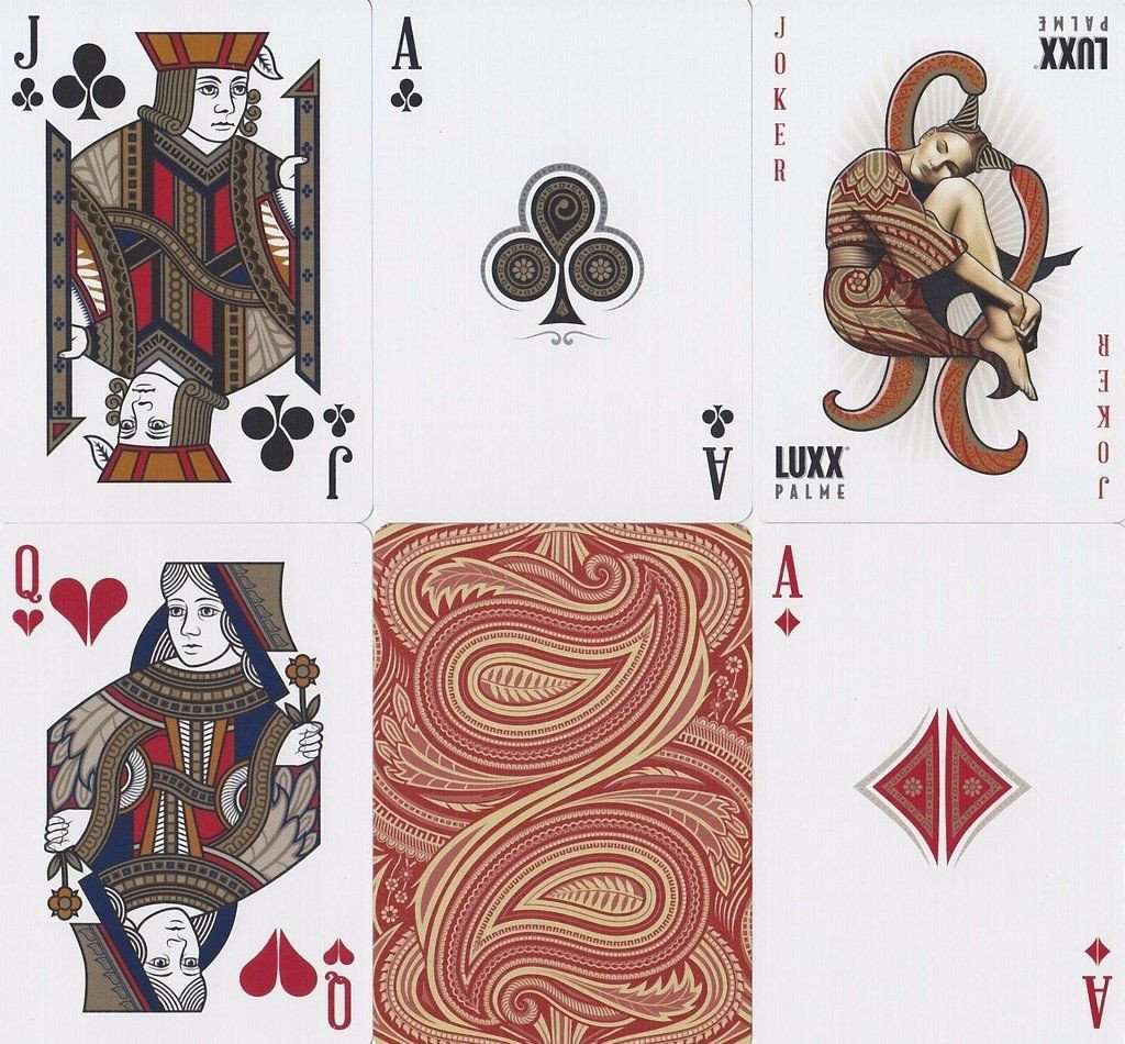 LUXX Palme Red Playing Cards Deck LPCC - Image 3