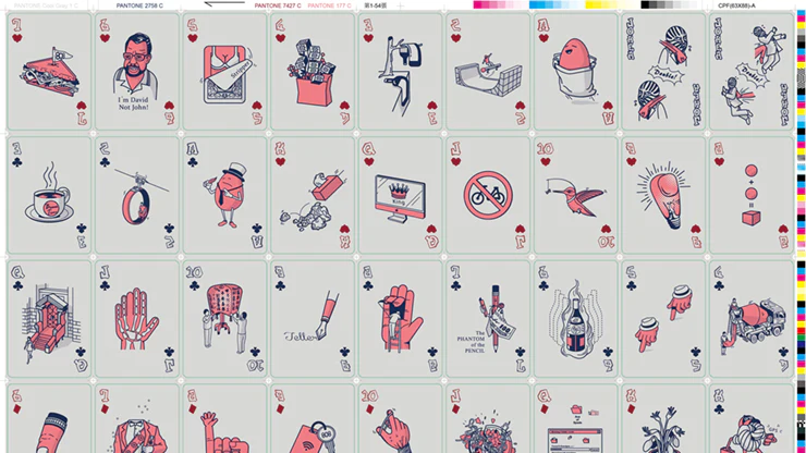 Magician Knows V2 Black & White Playing Cards by 808 Magic and Alan Wong - Image 2