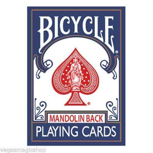 Mandolin 809 Red & Blue Back 2 Deck Set Bicycle Playing Cards - Image 7