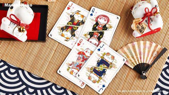 Maneki Neko Bicycle Playing Cards 2 Deck Set - Image 3