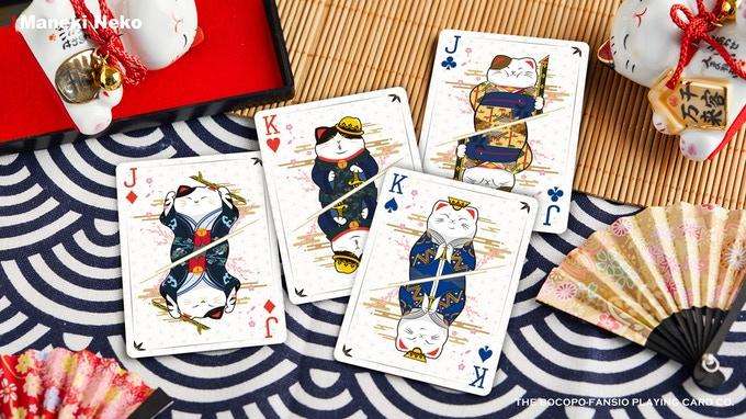 Maneki Neko Bicycle Playing Cards 2 Deck Set - Image 4