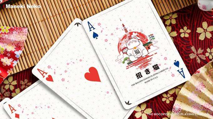 Maneki Neko Bicycle Playing Cards 2 Deck Set - Image 6