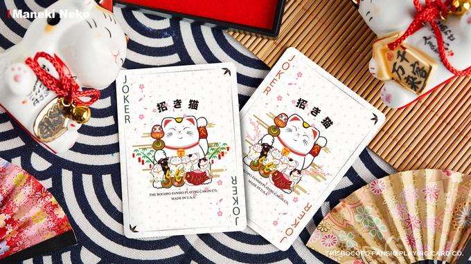 Maneki Neko Bicycle Playing Cards 2 Deck Set - Image 7