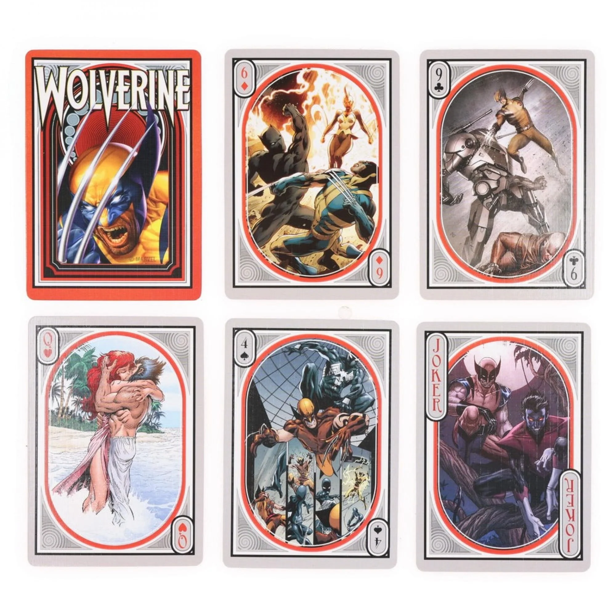 Marvel Wolverine Playing Cards by Aquarius - Image 3