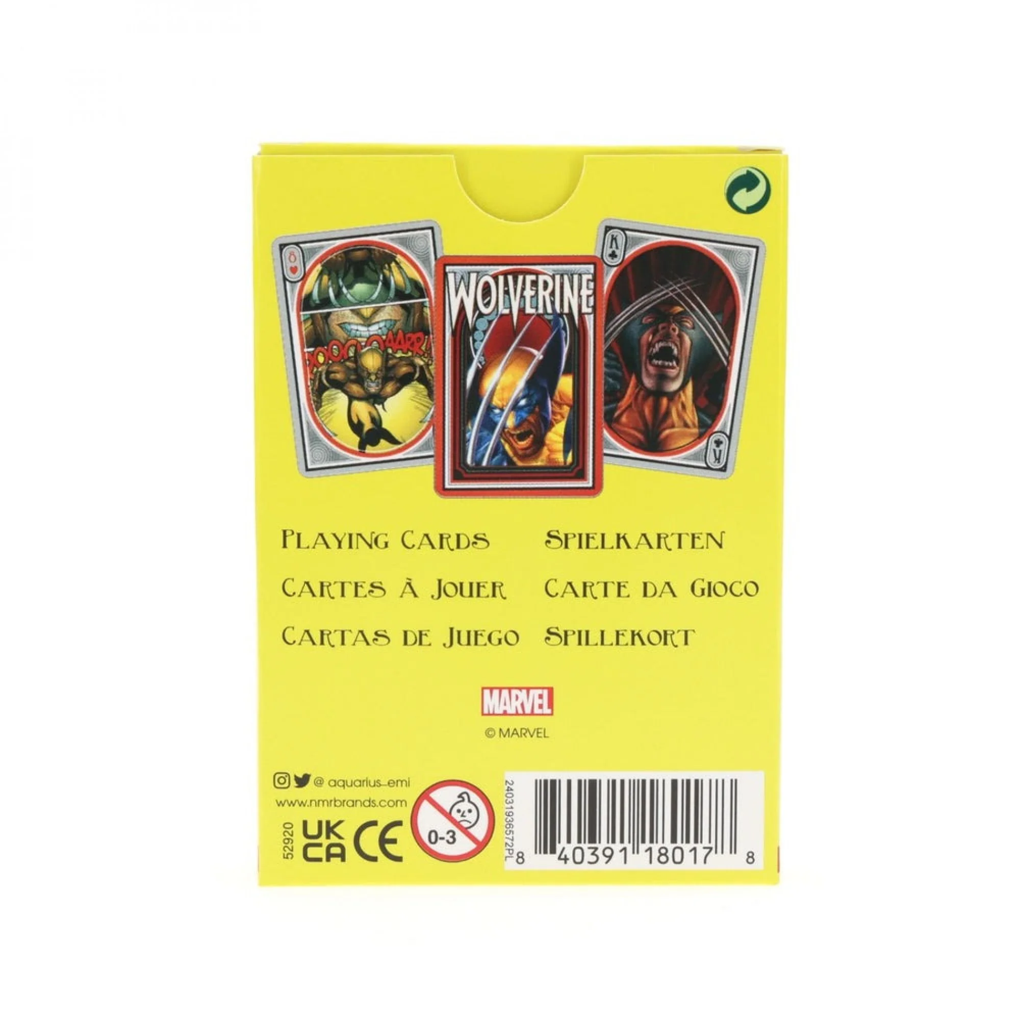 Marvel Wolverine Playing Cards by Aquarius - Image 5