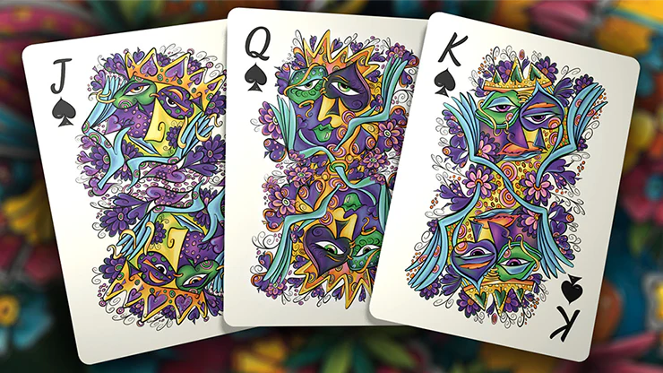 Masquerade Mardi Gras Edition Playing Cards USPCC - Image 3