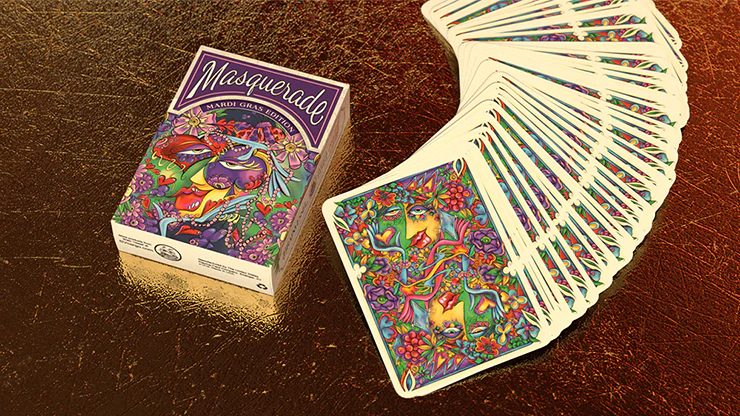 Masquerade Mardi Gras Edition Playing Cards USPCC - Image 7