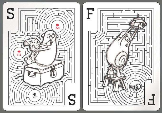 Mazing Bicycle Playing Cards - Image 3