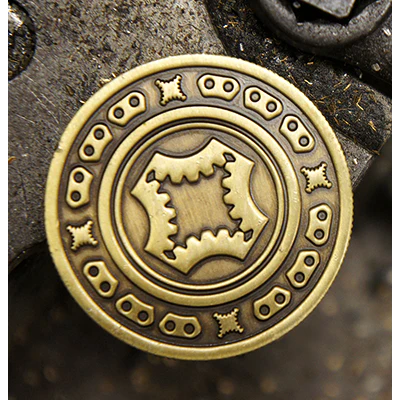 Mechanic Coin Full Dollar Size Gun in Bronze by Mechanic Industries - Image 2