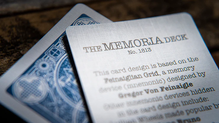 Memoria Feinaiglian Grid Bicycle Playing Cards - Image 6