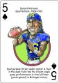Michigan Football Heroes Playing Cards - Go Blue! - Image 3